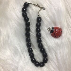 Icing, faux stone, 18”, necklace, GUC.